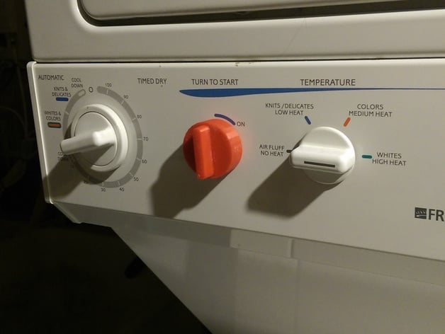 Frigidaire Dryer Start Knob